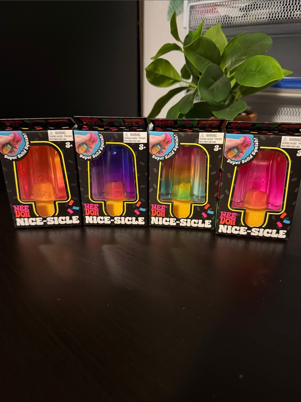 FOUR 4 NeedoH Nice-Sicle - Pink, Yellow, Orange, Purple Collect them all!